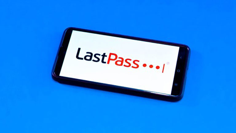 LastPass logo image on a cell phone.