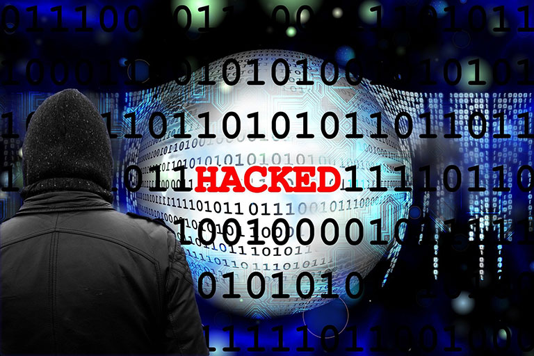 cybersecurity hacked image